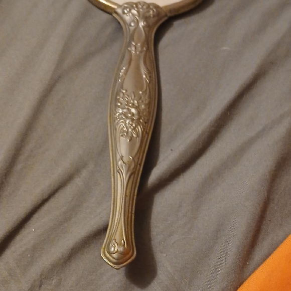 Vintage Hand Mirror with Bird Design - Picture 7 of 7
